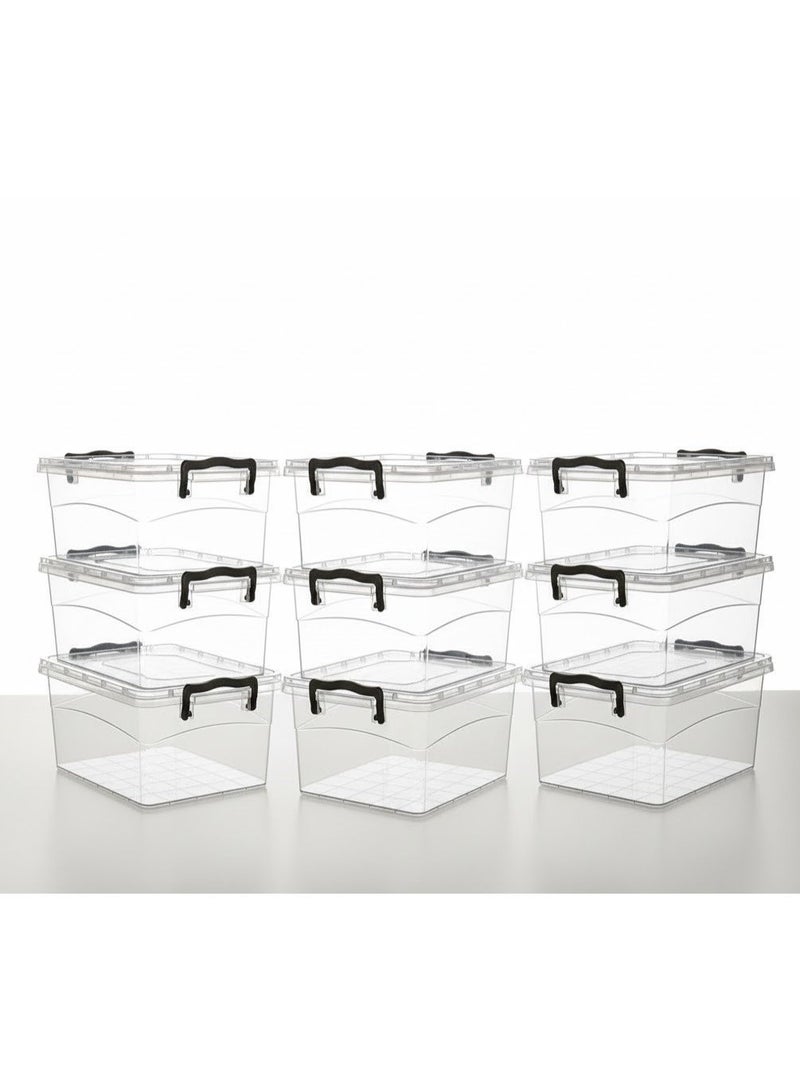 فافيلا طقم علب بلاستيك متعدد الاستخدامات-4قطعة كود-678 جودة عالية - سعة2 لتر - Image 2